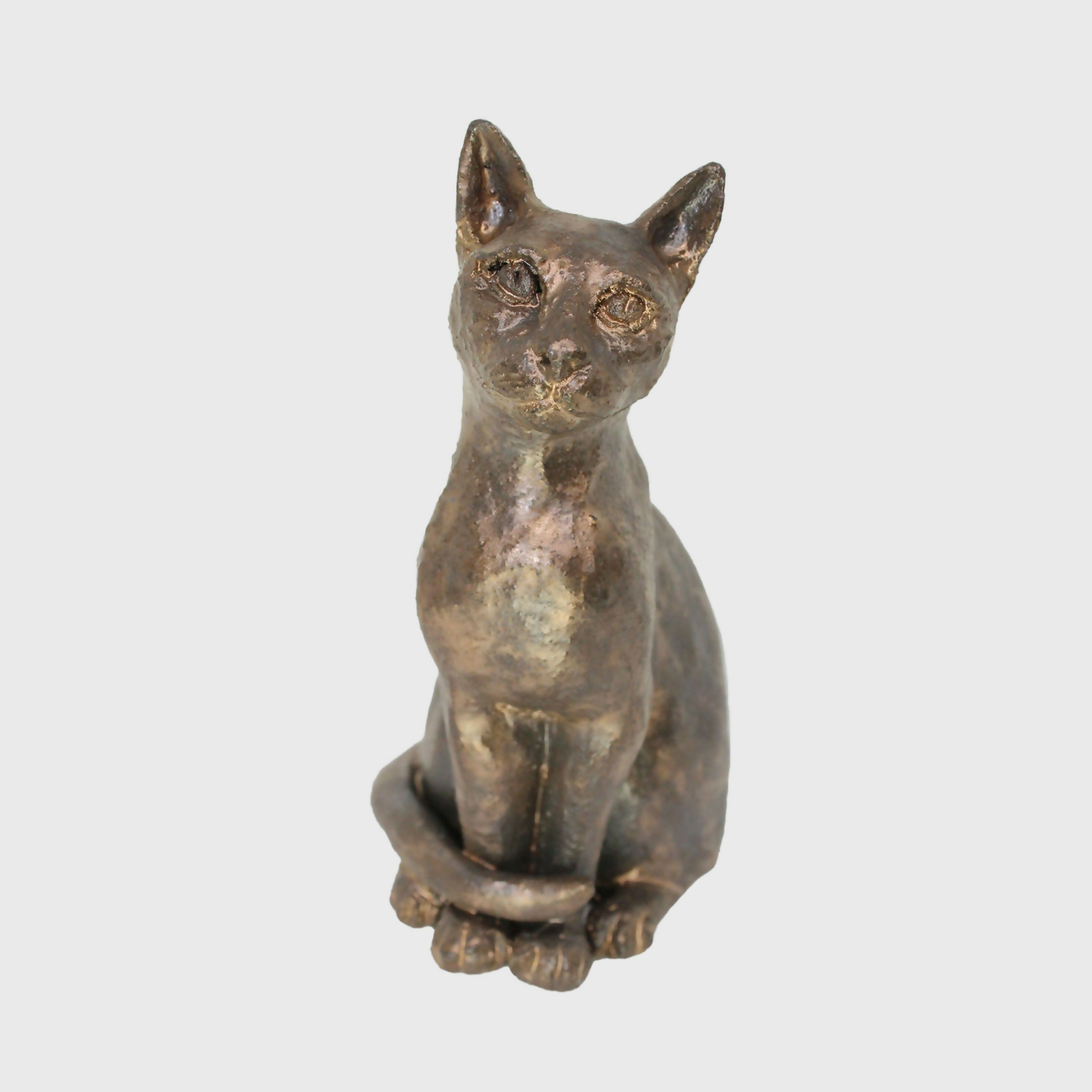 Un mignon petit chat avec un émail effet bronze | EMPREINTES Paris