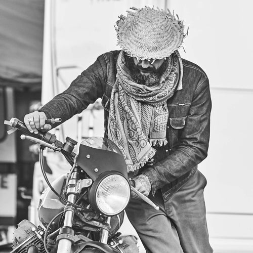 Écharpe Maxi Coton Soie Menthol Céladon PLANETARIUM | EMPREINTES Paris - EMPREINTES Paris