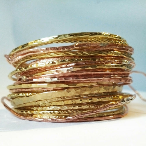 Bracelet Jonc martelé | EMPREINTES Paris - EMPREINTES Paris