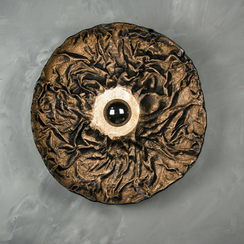 sculpture_murale_lumineuse_texturee_noire_metallisee_namib_s_kif_studio copie | EMPREINTES Paris - EMPREINTES Paris