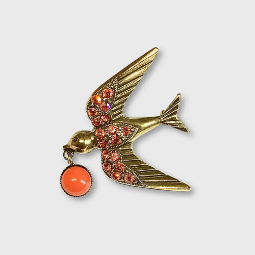 broche_hirondelle_orangee_zazou copie | EMPREINTES Paris - EMPREINTES Paris