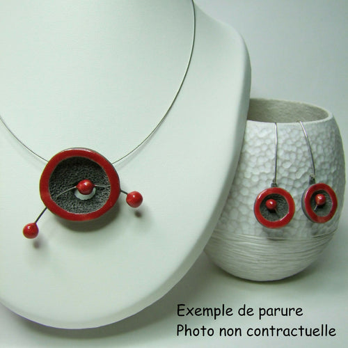 Boucles d'oreilles Miro rouges | EMPREINTES Paris - EMPREINTES Paris