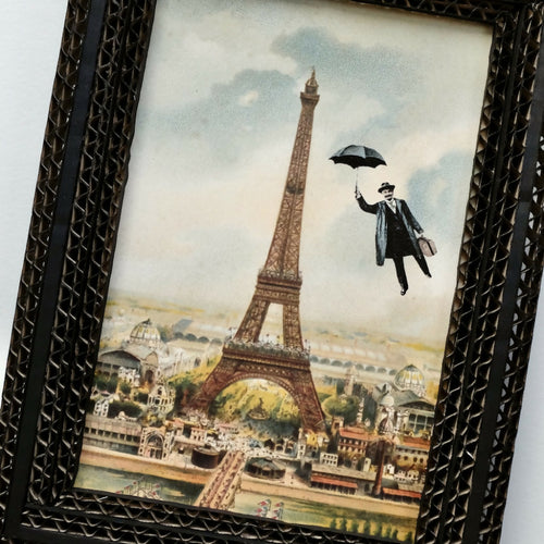 Cadre- Carte-postale Le voyage à Paris | EMPREINTES Paris - EMPREINTES Paris