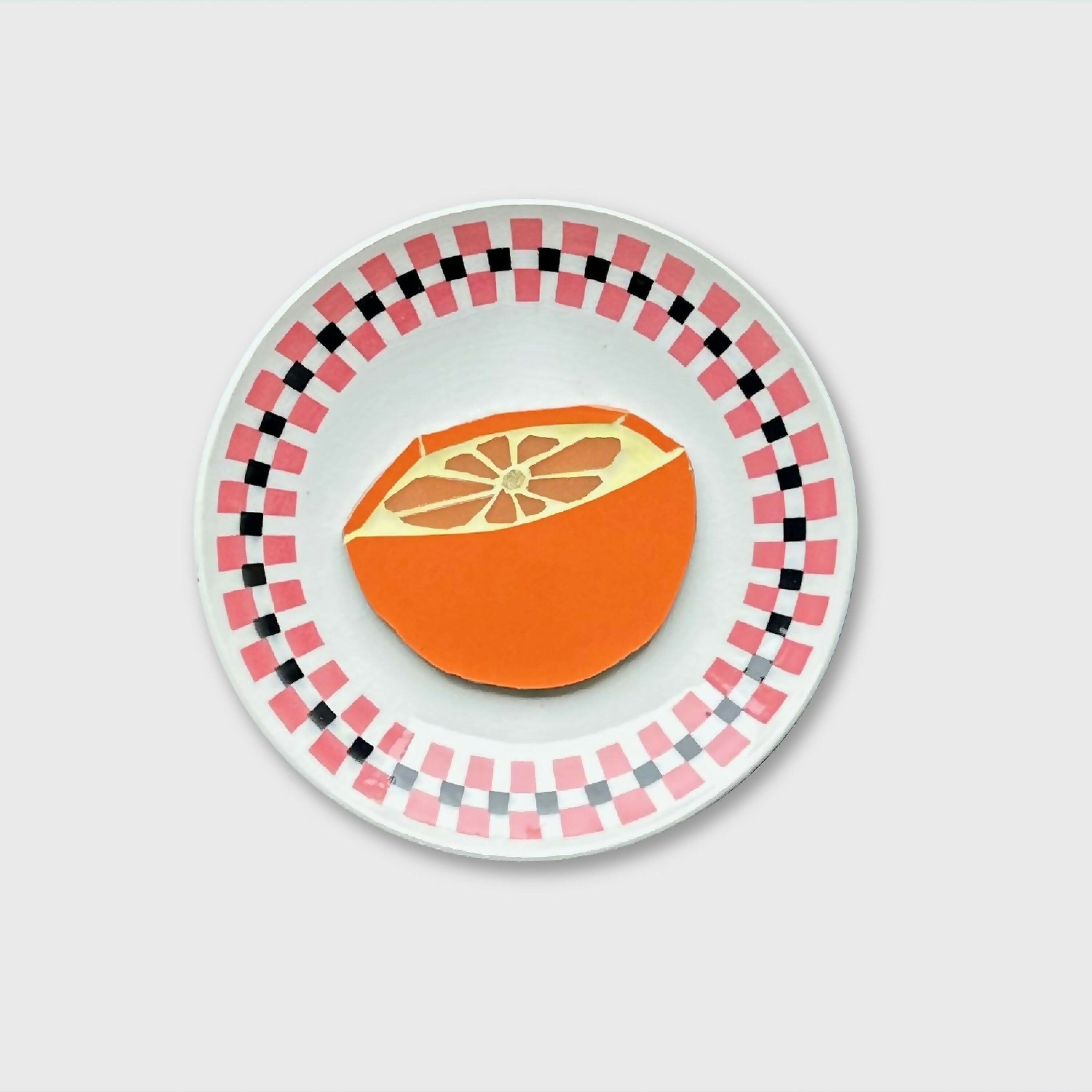 Assiette murale Orange coupée (petite) | EMPREINTES Paris