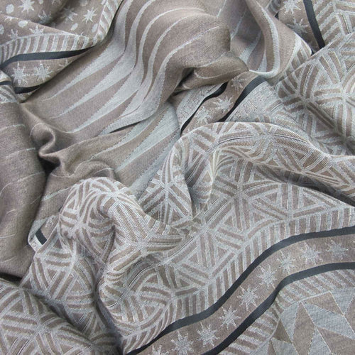 Écharpe Maxi Coton Soie Beige Glace PLANETARIUM | EMPREINTES Paris - EMPREINTES Paris