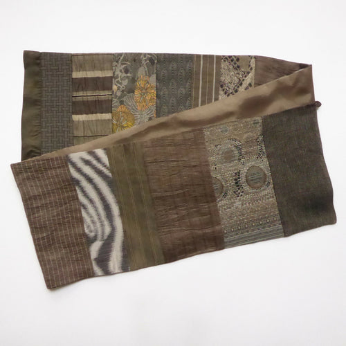 Écharpe intemporelle homme taupe-beige | EMPREINTES Paris - EMPREINTES Paris