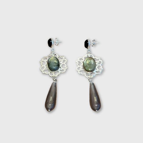 boucles_doreilles_en_argent_labradorite_et_agate_grise_thierry_dhaine copie | EMPREINTES Paris - EMPREINTES Paris