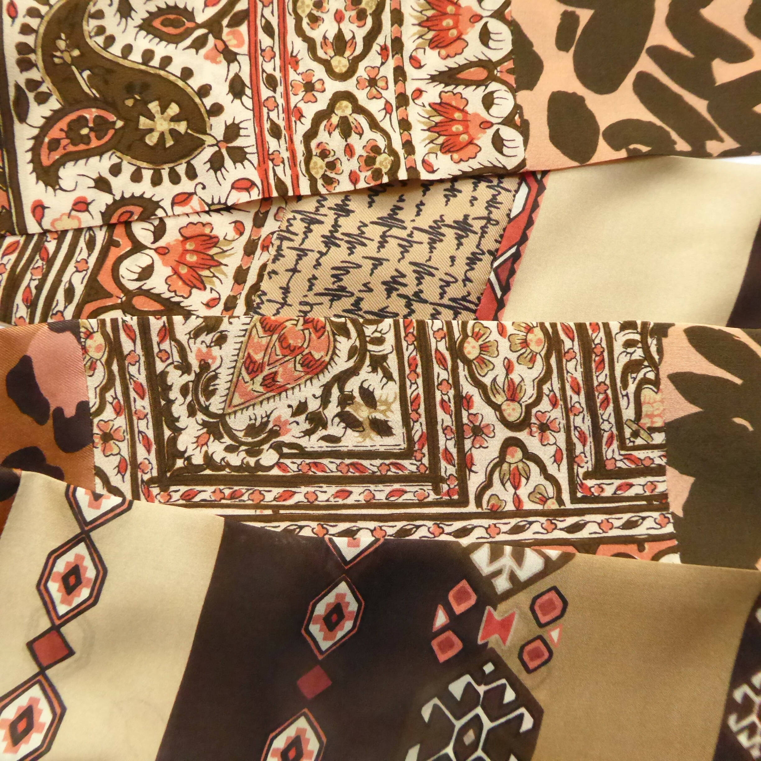 Bandeau soie pink cachemire | EMPREINTES Paris