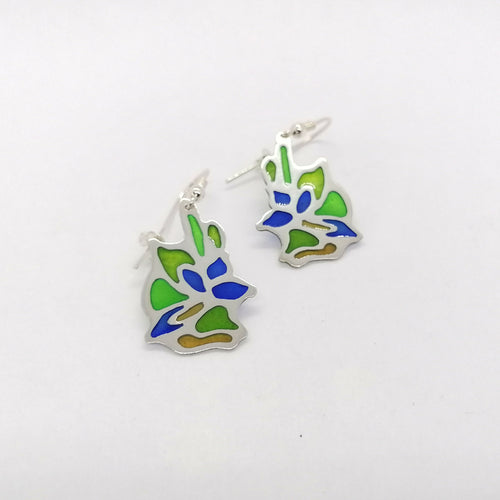 Le bouquet - Boucles d'oreilles en émail | EMPREINTES Paris - EMPREINTES Paris