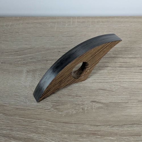 Bague de lecture avec Marqueterie de Paille Gris Anthracite | EMPREINTES Paris - EMPREINTES Paris