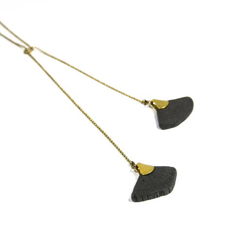 Sautoir HIME-MINI-GINKO 8 | EMPREINTES Paris - EMPREINTES Paris