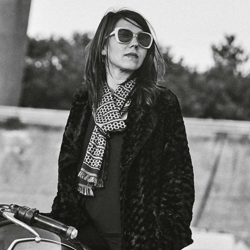 echarpe_etroite_laine_soie_multico_marine_comete_sophie_guyot_soieries copie | EMPREINTES Paris - EMPREINTES Paris