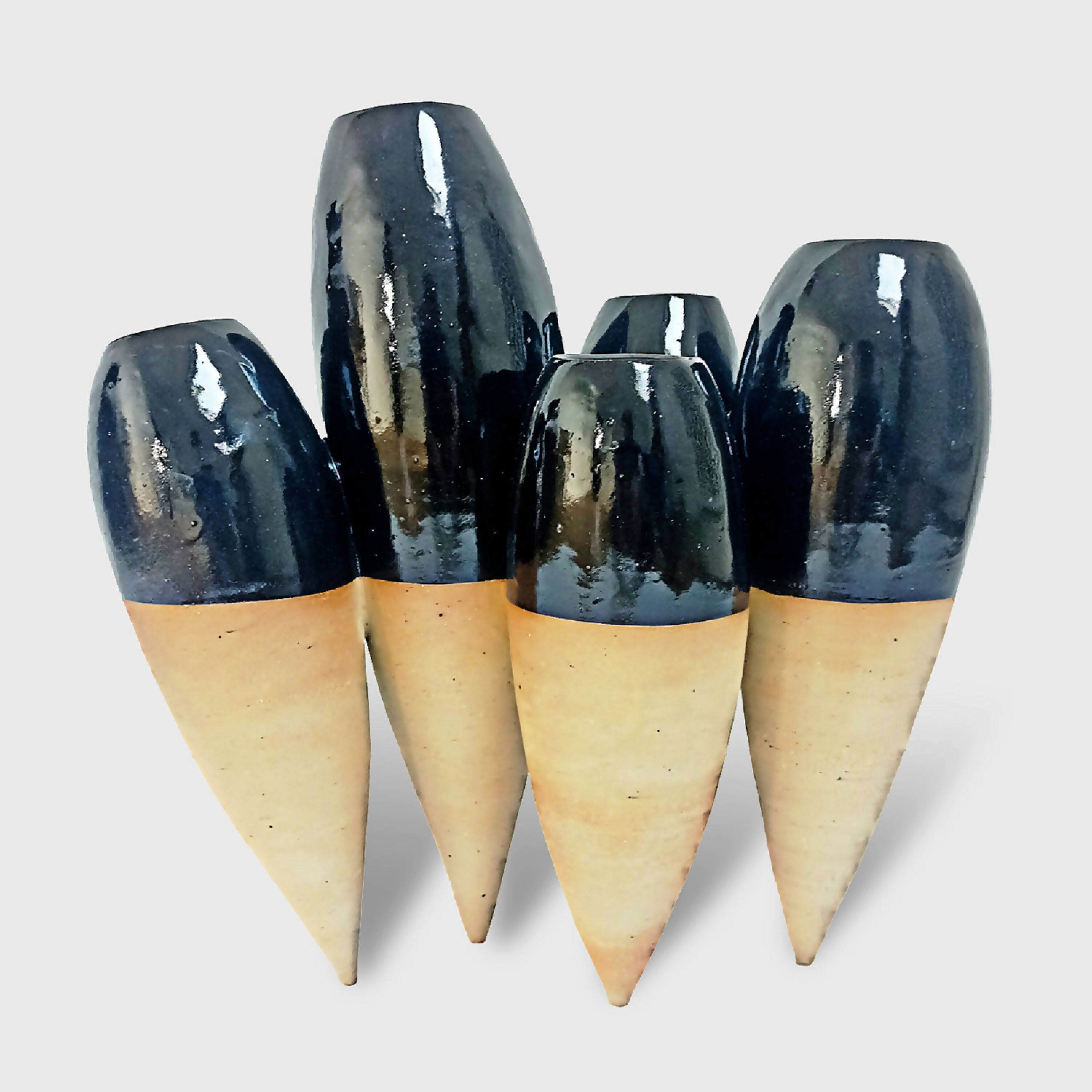 Vase Polyphore en grès roux tourné - atelier klemans copie | EMPREINTES Paris