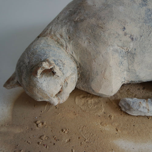 Sculpture Chat endormi | EMPREINTES Paris - EMPREINTES Paris