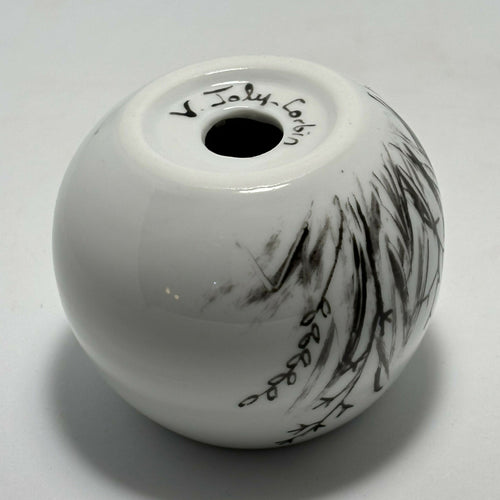 Bougeoir boule HERBES ET FLEURS CHAMPETRES 4 | EMPREINTES Paris - EMPREINTES Paris