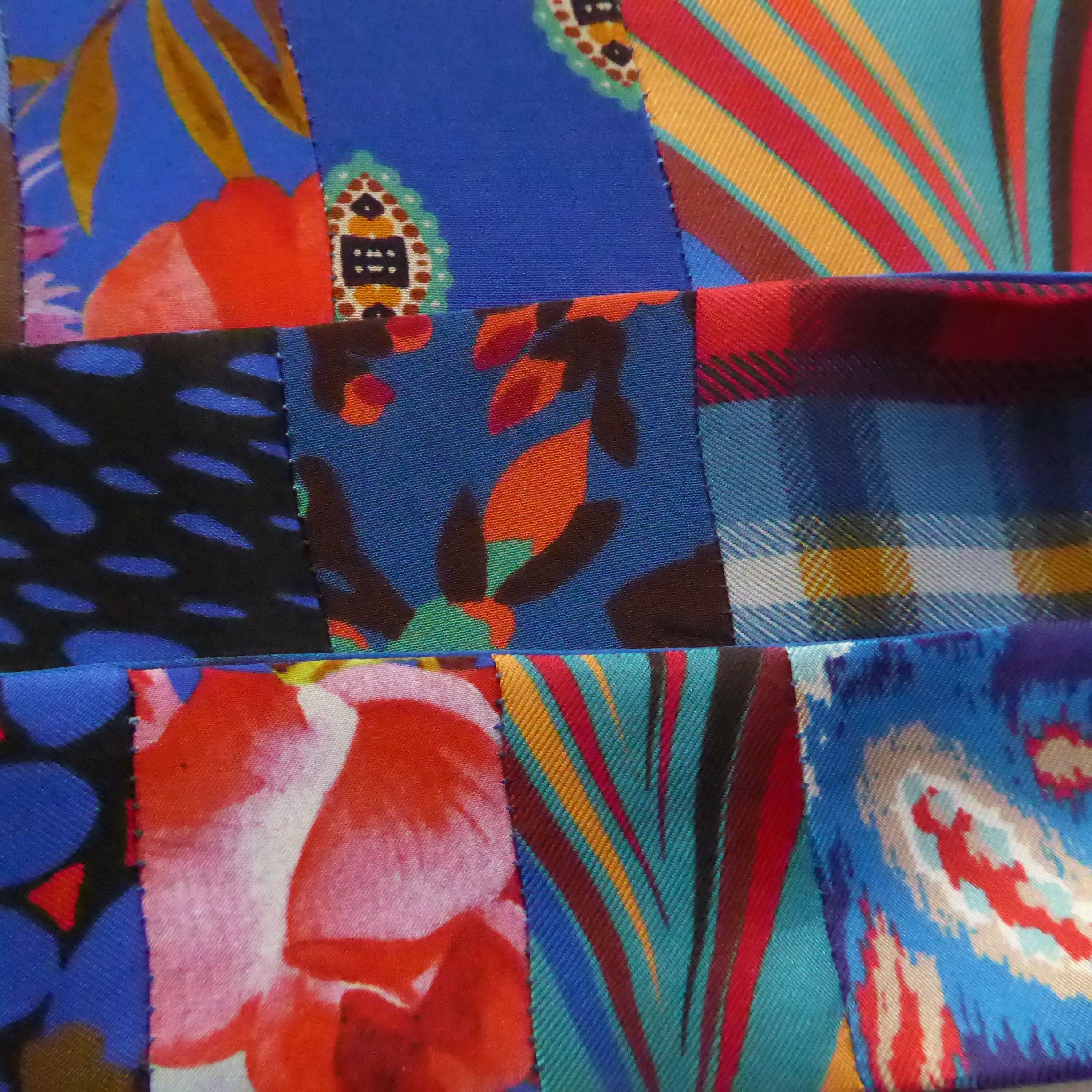 mini_bandeau_soie_mix_print_bleu_maya_hochman copie | EMPREINTES Paris