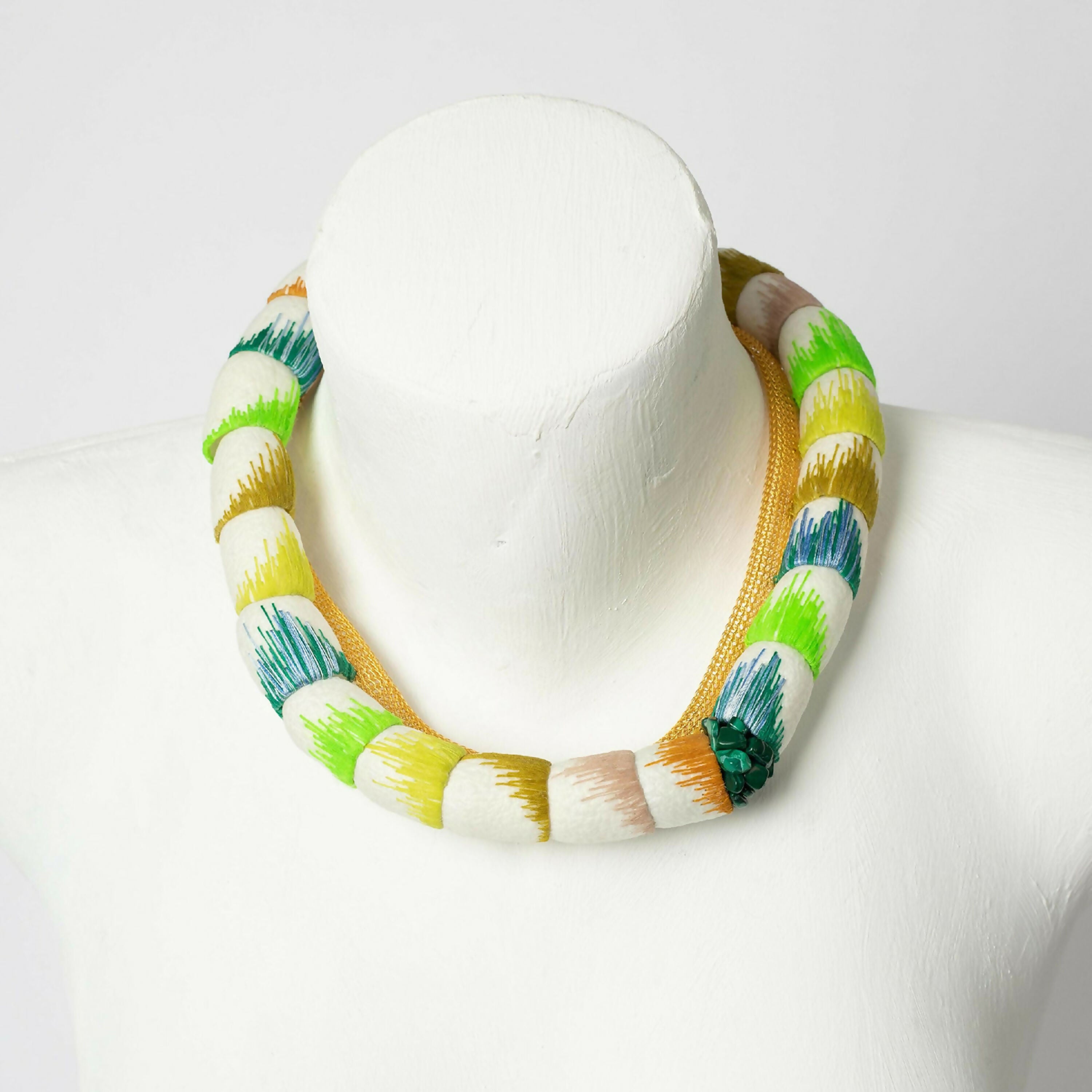 Collier cocoon vert | EMPREINTES Paris