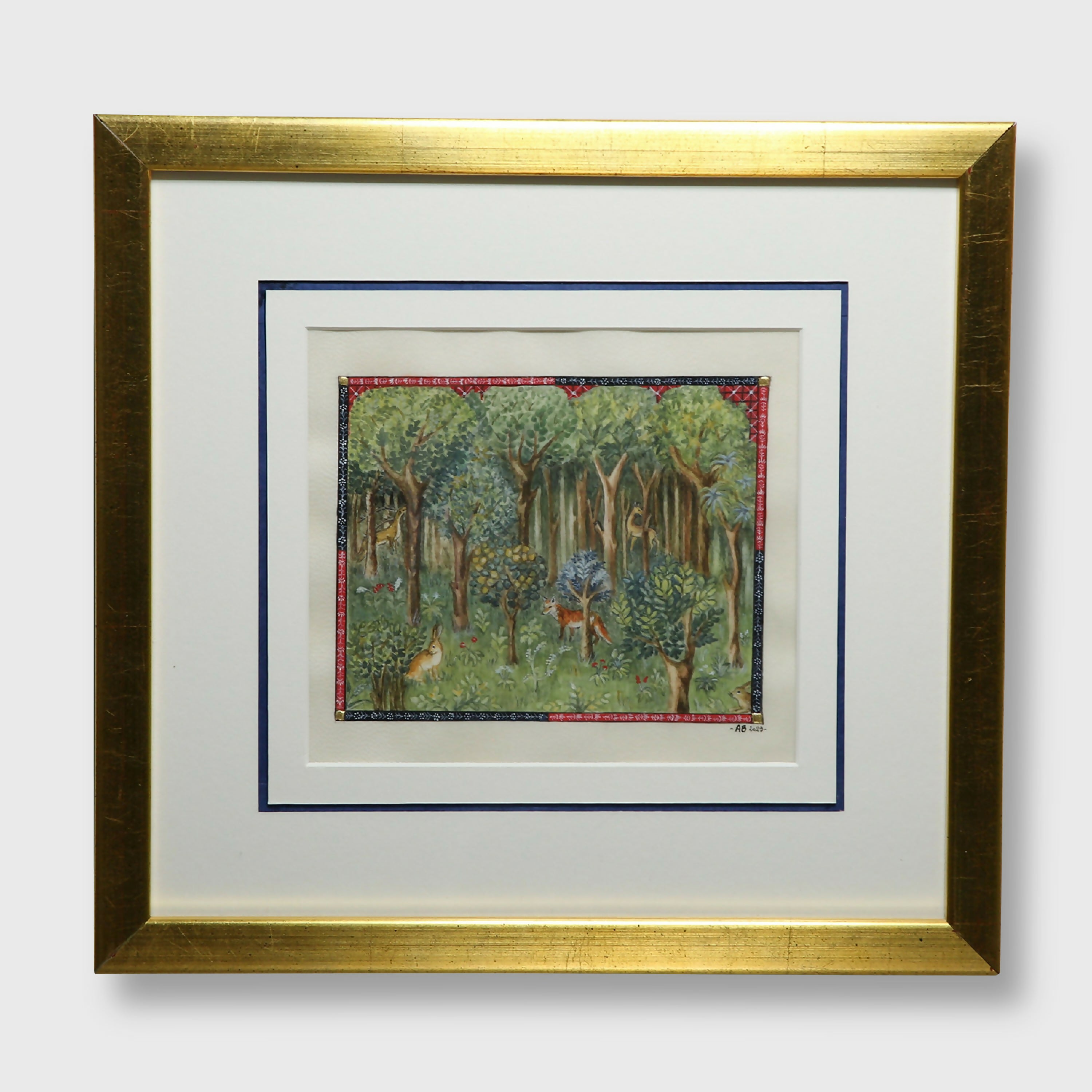 enluminure_la_foret_annie_bouyer_enluminure copie | EMPREINTES Paris