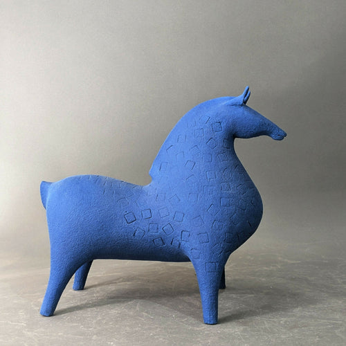 Sculpture Cheval Blue Collection Classique | EMPREINTES Paris - EMPREINTES Paris