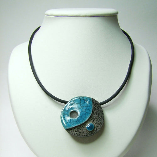 Collier Yin-Yang bleu | EMPREINTES Paris - EMPREINTES Paris