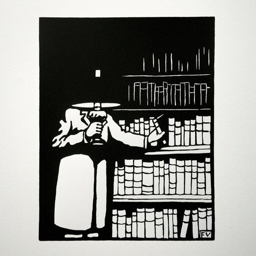 felix_vallotton_le_bibliophile_serigraphie_le_trou_de_la_serrure copie | EMPREINTES Paris - EMPREINTES Paris