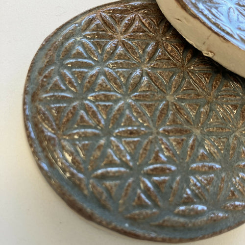 Fleur de vie en grès (67mm environ) | EMPREINTES Paris - EMPREINTES Paris