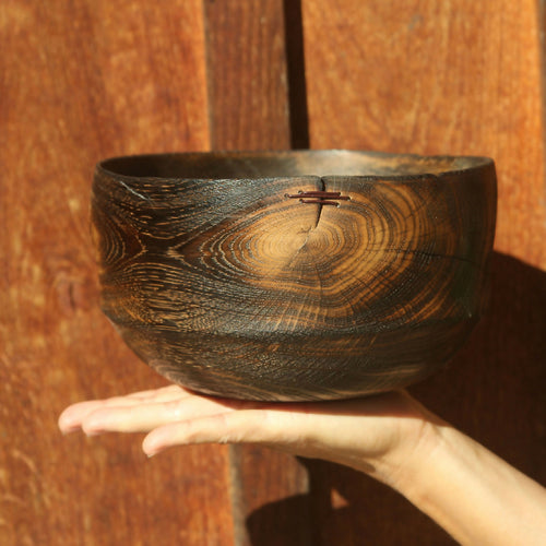 Bol en chêne brulé - Collection bois vert | EMPREINTES Paris - EMPREINTES Paris