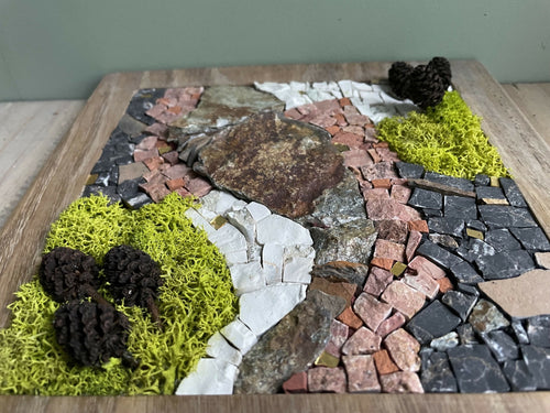 tableau_bois_mosaique_strobile_guislaine_carrier copie | EMPREINTES Paris - EMPREINTES Paris