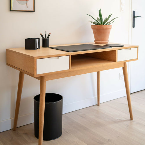 Cube papier cuir noir | EMPREINTES Paris - EMPREINTES Paris