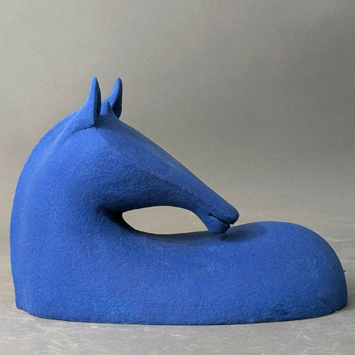 Sculpture Murale Cheval Blue | EMPREINTES Paris - EMPREINTES Paris