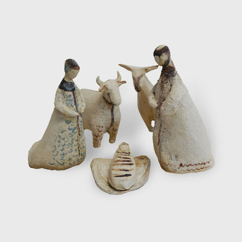 Crèche grès 5 sujets | EMPREINTES Paris - EMPREINTES Paris