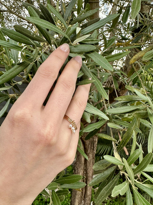 Bague 1,2,3 en or jaune | EMPREINTES Paris - EMPREINTES Paris