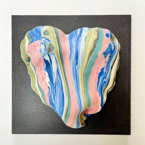 Bas relief tableau collection Cœur porcelaine Nériage 3 | EMPREINTES Paris - EMPREINTES Paris