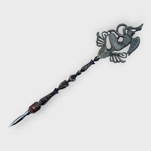 porte-plume, art nouveau, art deco, cadeau homme, métal travaillé, cadeau bureau, motif femme, intrument écriture | EMPREINTES Paris - EMPREINTES Paris