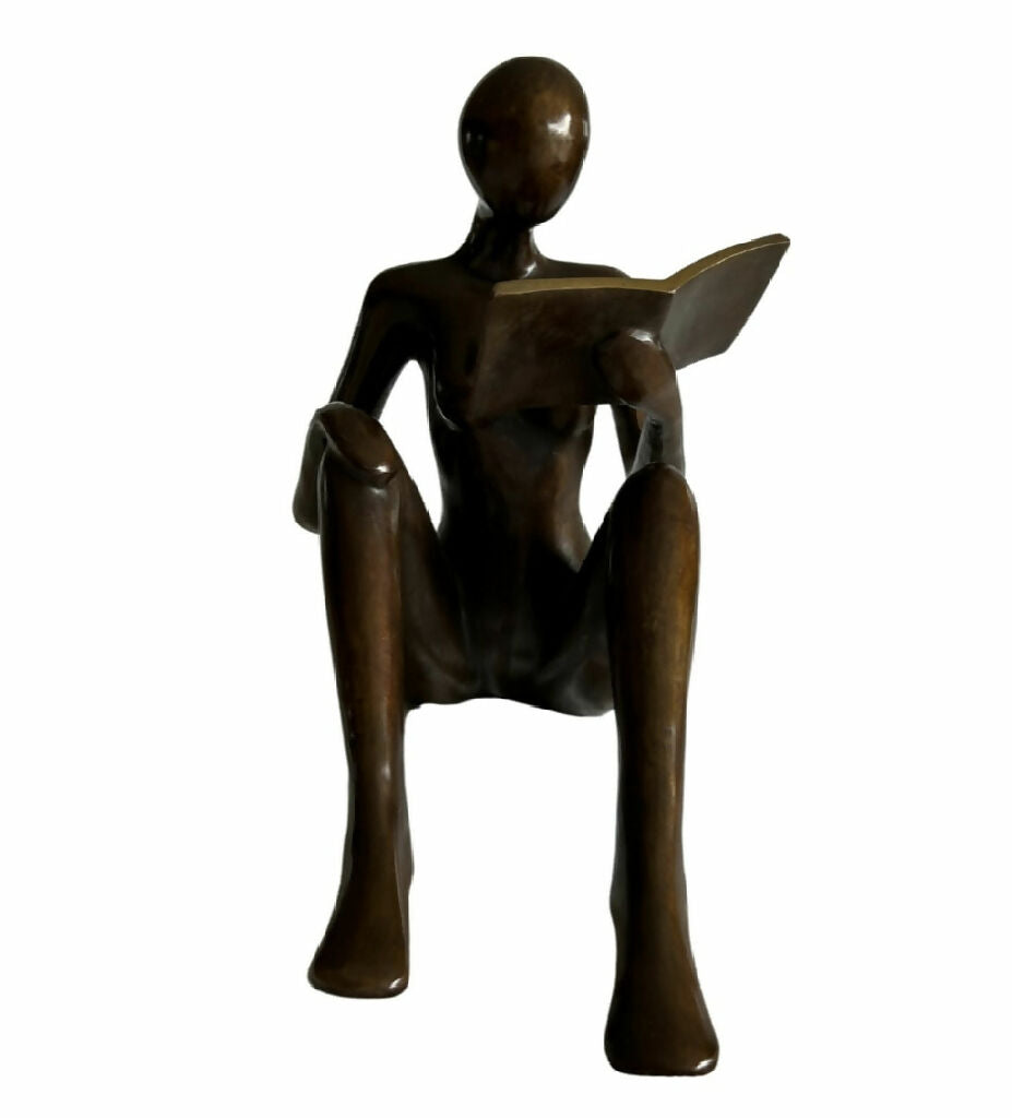 sculpture_bronze_carl_jaunais_lectrice_au_sol_carl_jaunay_reanimateur_dobjets copie | EMPREINTES Paris