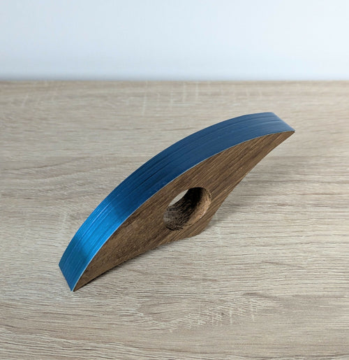 Bague de lecture avec Marqueterie de Paille Bleue Roi | EMPREINTES Paris - EMPREINTES Paris