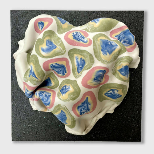 Bas relief tableau collection Cœur porcelaine Nériage 4 | EMPREINTES Paris - EMPREINTES Paris