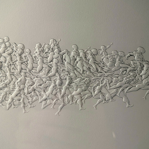 Estampe d'art - La Course III - Version rehausse d'argent | EMPREINTES Paris - EMPREINTES Paris