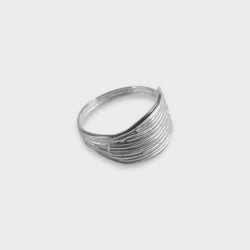 Bague empreinte en fil d'argent massif 925 recyclé | EMPREINTES Paris - EMPREINTES Paris