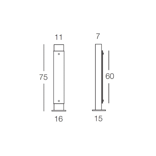 Lampe à poser SLIM 75 MO5 | EMPREINTES Paris - EMPREINTES Paris