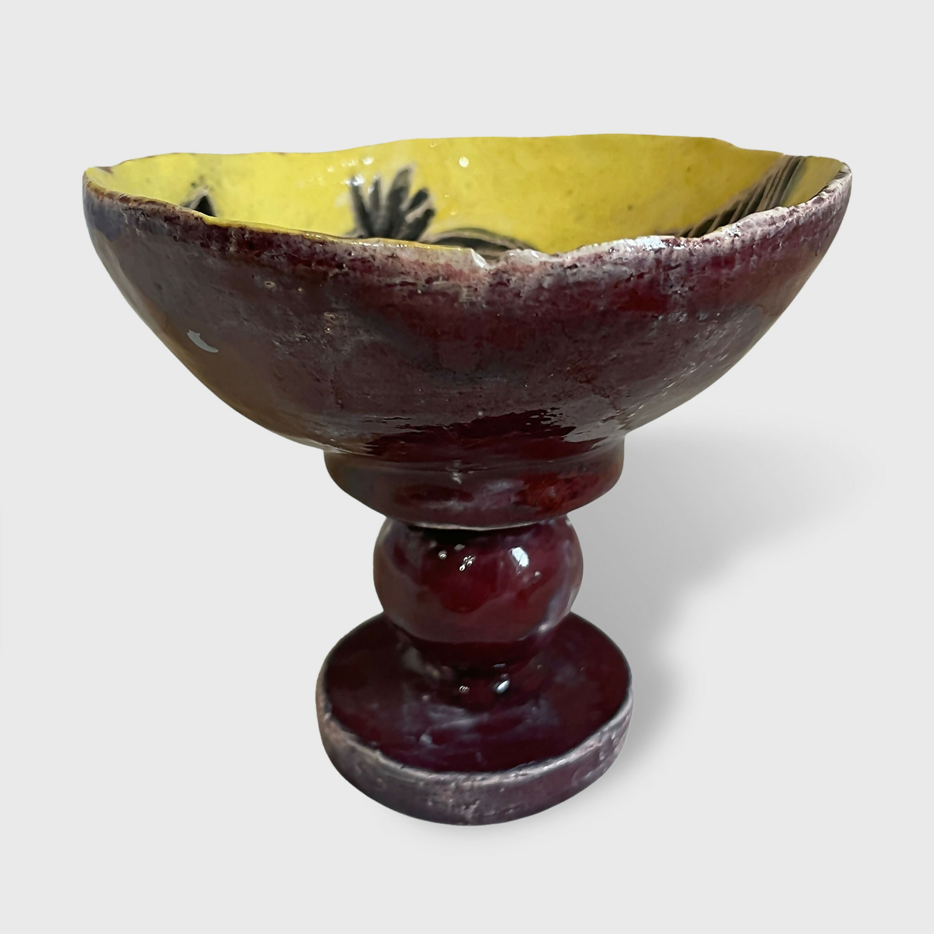 Coupelle bordeaux et jaune | EMPREINTES Paris