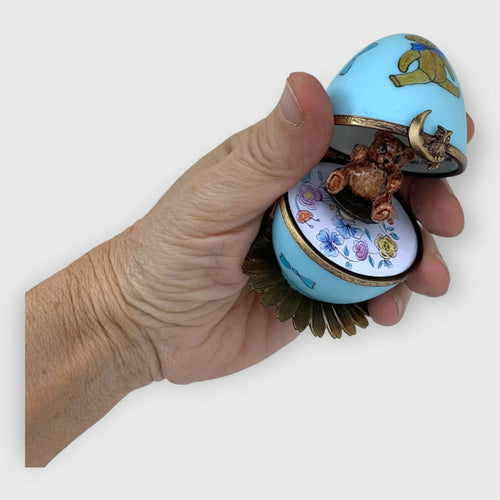 Œuf musical ourson bleu | EMPREINTES Paris - EMPREINTES Paris