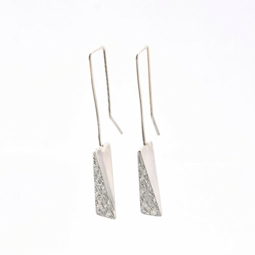 Boucles d'oreilles Berlingottes gravées à la main en argent | EMPREINTES Paris - EMPREINTES Paris