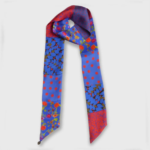 Bandeau soie bleu roi | EMPREINTES Paris - EMPREINTES Paris