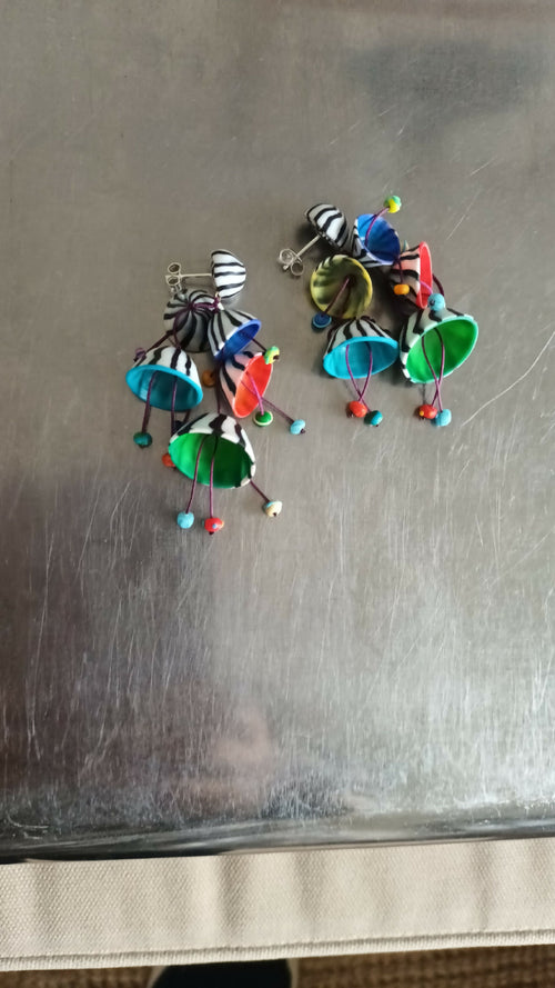Boucles d'oreilles Danseuses turquoises | EMPREINTES Paris - EMPREINTES Paris