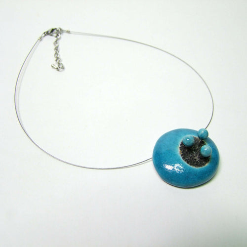 Collier Miro bleu | EMPREINTES Paris - EMPREINTES Paris