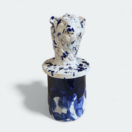 Pot au Lion Bleu de Sèvres | EMPREINTES Paris - EMPREINTES Paris