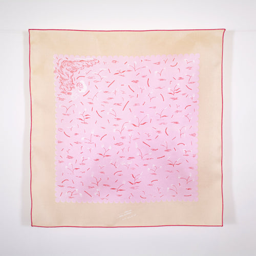 bandana_de_soie_la_coilloite_rose_beige_prelude_dans_la_pampa copie | EMPREINTES Paris - EMPREINTES Paris