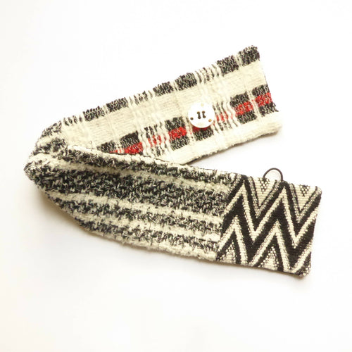 Col en laine blanc- noir | EMPREINTES Paris - EMPREINTES Paris