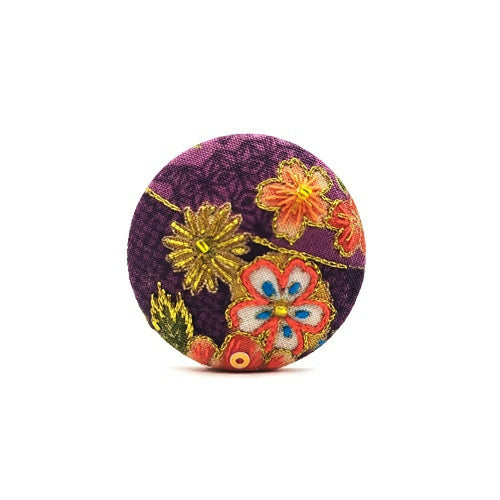 Broche Aimantée Millefiori - le bouton haute couture copie | EMPREINTES Paris - EMPREINTES Paris